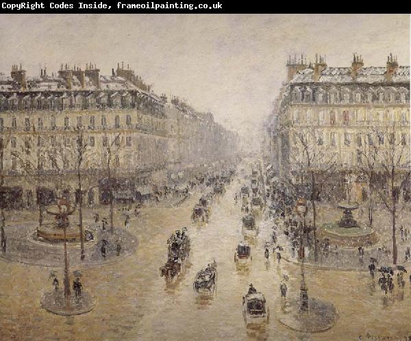 Camille Pissarro Paris-s opera house street